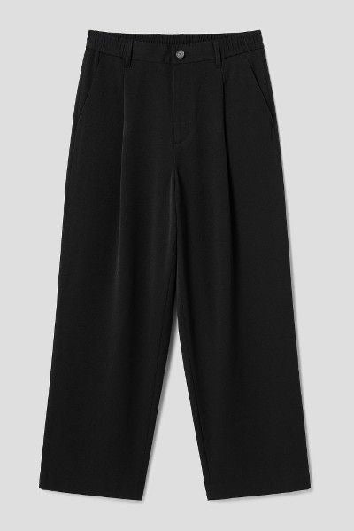 Wide fit elastic pant